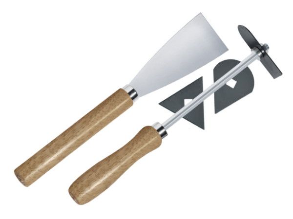 Color scraper set Steinel 010317 with blade holder, 3 blades and spatula | az-reptec